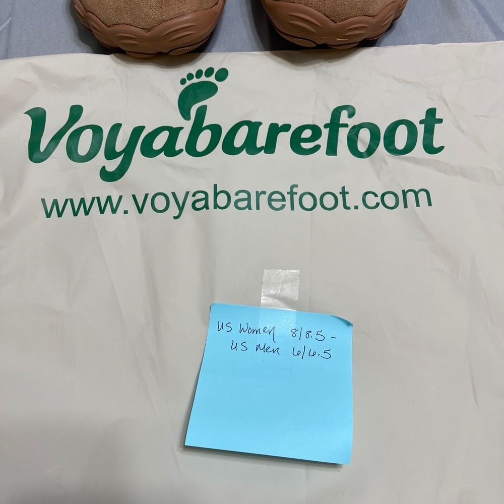 Voya Barefoot Winter Boots EU 39 Tan Shearling Gorpcore Cozy Minimalist NWT Warm - Picture 8 of 9